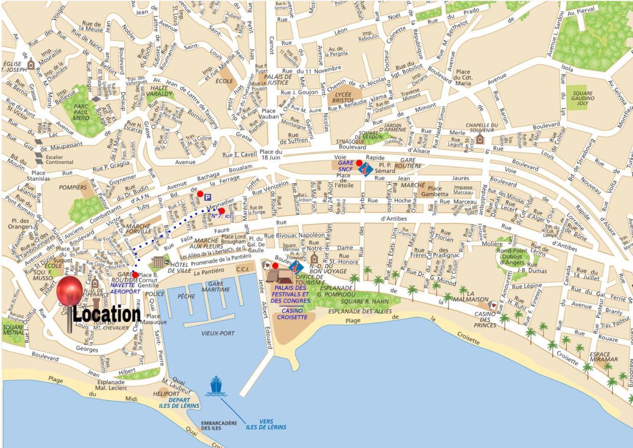 Maisonnette Studio Bas Suquet, Proche Plage Et Palais Cannes Bagian luar foto